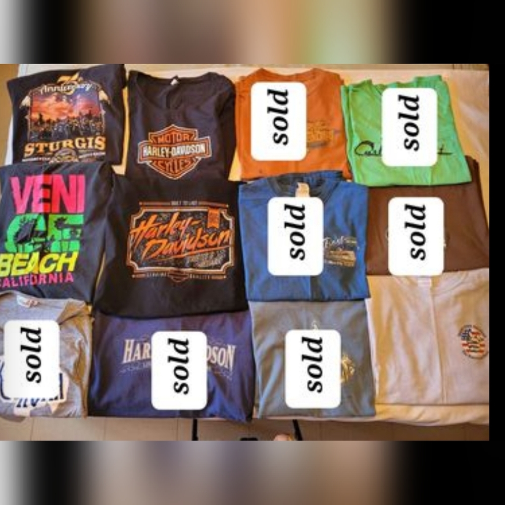 Size Large t-shirts